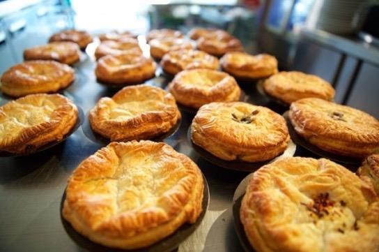 15 outstanding pies plus pastries, rolls, and gluten free options available. Retail packaged or food service for shops, restaurants, and catering.