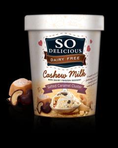 So Delicious Ice Cream made with Organic Coconut Milk, Almond Milk, and Cashew Milk Who doesn t LOVE ice cream?