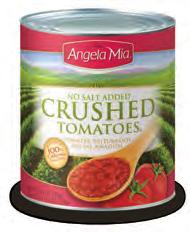 INTRODUCING THE FULL LINE OF Angela Mia Tomato Products 15 mg DICED TOMATOES