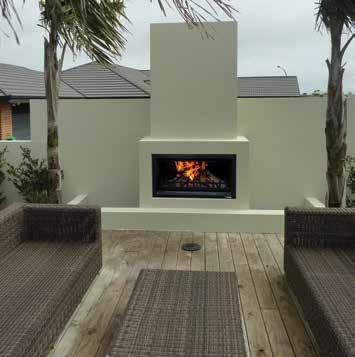 Our new out-door fireplace has exceeded our expectations... [it] has given our holiday home a completely new out-door living space where our family can enjoy many hours under the beautiful night sky.