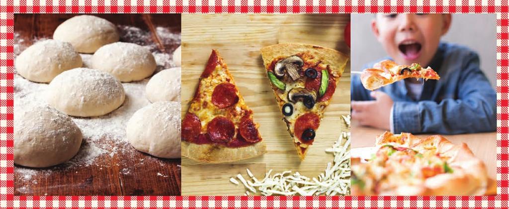 Recipes include dough from scratch, tomato sauce, dessert pizza and more.