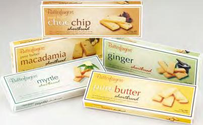 Using pure Australian ingredients, the full range of delicious BUTTERFINGERS Shortbread are produced under an