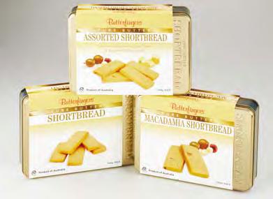 Available as Pure Butter or Macadamia. Supplied in cartons of 12.