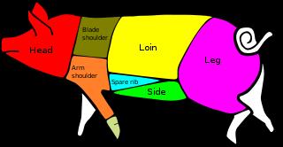 Pork: With pork, unlike with beef, there are only a few cuts that are used. Pork is also not graded, like beef.
