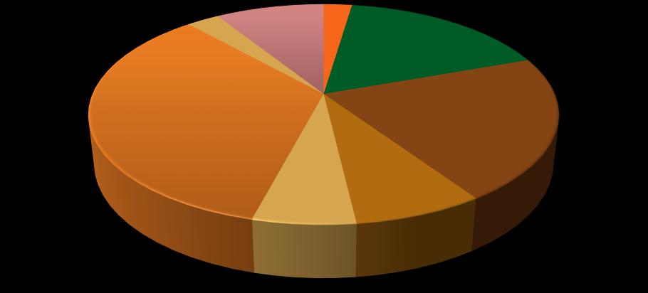 SADC (Excluding SACU) (17%), NAFTA (8%) and Eastern Asia (6%).