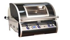 Cast S.S. burners E1060i Built-In Grills with Digital Thermometer E1060i-4E1N-W E1060i Built-In Grills with Analog Thermometer E1060i-4EAN : 350 lbs.