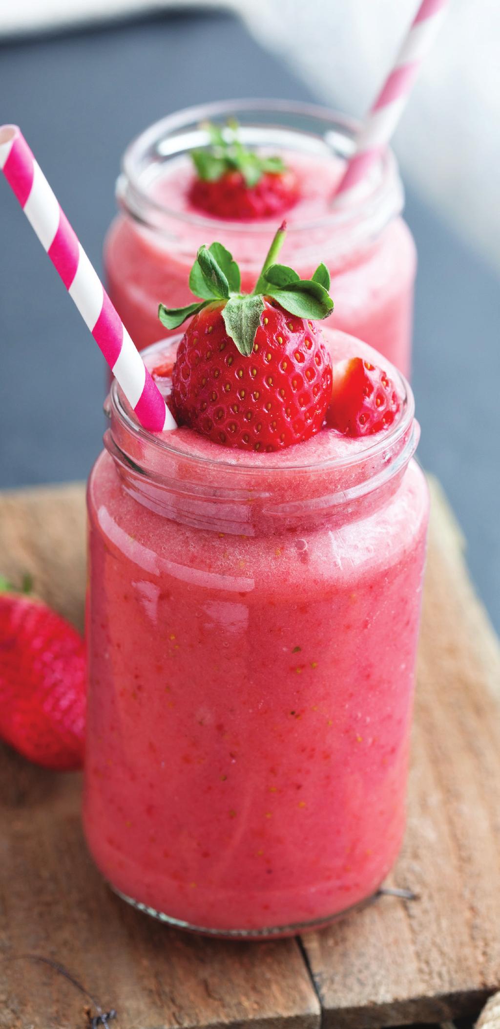 BERRY RED SMOOTHIE Sip for sip, berries offer a higher concentration of antioxidants than most other foods.