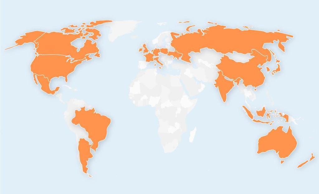 19 sites. 24 countries. 12 languages. More than any other food site in the world.