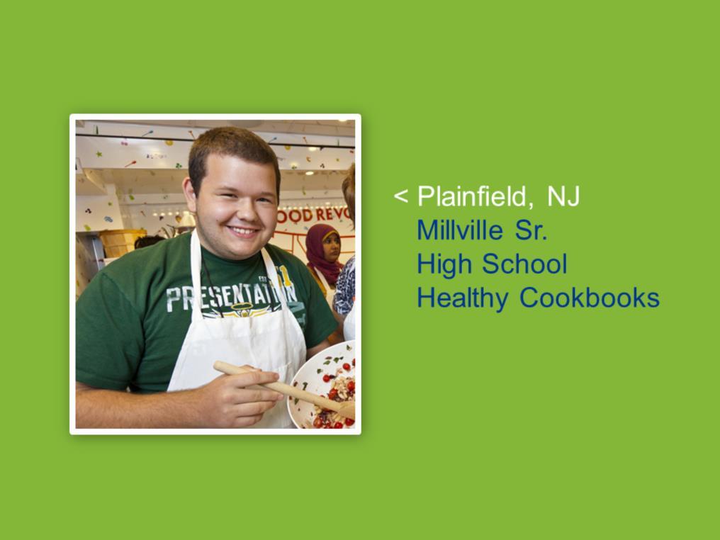 At Millville Senior High School in Plainfield, NJ the wellness council decided to hit two birds with one stone by working to improve employee wellness with a healthy cookbook while raising money for