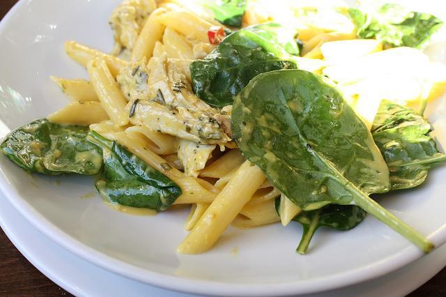 Creamy Garlic Penne with Spinach https://www.flickr.com/photos/7925719@n03/8485539878/ Serves: 3 Ingredients: ½ lb.