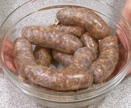 10 6 Here are my completed sausages.