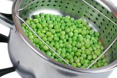 some micro-organisms Under-blanching can be harmful it will stimulate enzymes and not destroy them Check required blanching times for each food Boiling water Use saucepan with