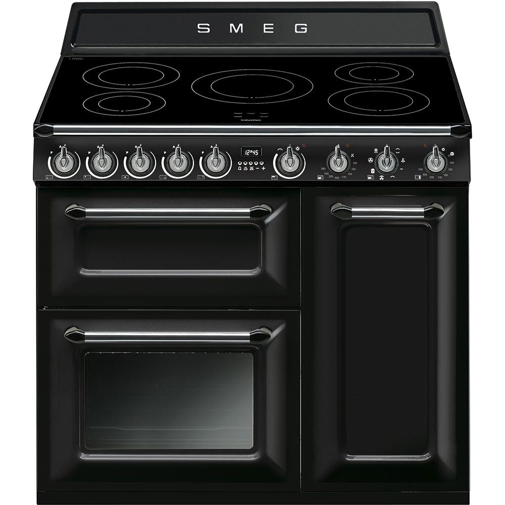 TR93IBL New product 90cm "" Traditional 3 cavity Cooker with Induction hob, Black enamel finish Energy rating AB EAN13: 8017709196790 ONLY AVAILABLE FROM SELECTED DEALERS MAIN OVEN - LOWER LEFT 9