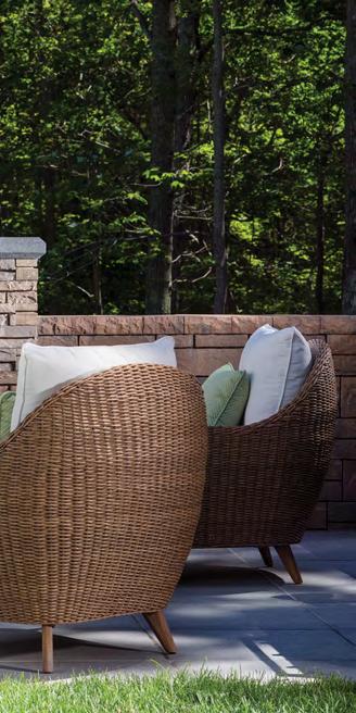 Relaxation Made Simple. MAKE THE OUTDOORS A LITTLE cozier with Belgard s collection of modular pre-built outdoor fire features and kitchens.