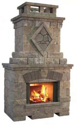BORDEAUX SERIES A timeless stackstone design that allows the fireplace, the grill island, or the