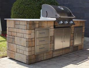 Bristol Series Brick Oven FIRE PIT KITS Belgard s Fire Pit Kits install quickly and offer many different looks from the clean and contemporary look of tumbled stone to the natural textures of stacked