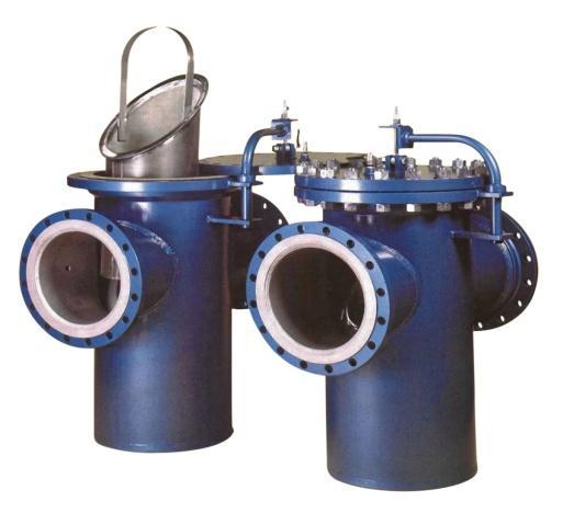 Simplex or Basket Strainer 1. Superior Filtration Area 2. Debris collection is away from the filtration stream 3. Excellent Volume Holding Capacity 4. Customized Design Available 1. Heavy Weight 2.