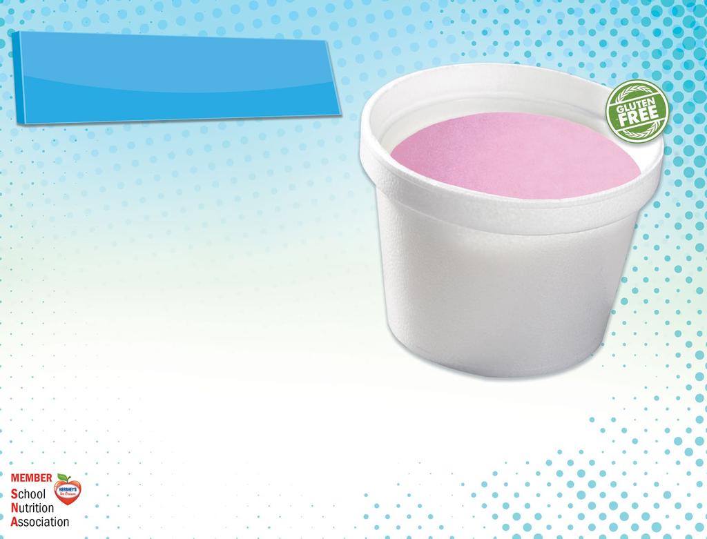 RASPBERRY SHERBET DESSERT CUP Hershey s Ice Cream s tasty Raspberry Sherbet in a convenient insulated foam cup! Serving Size: 4 OZ. (95.