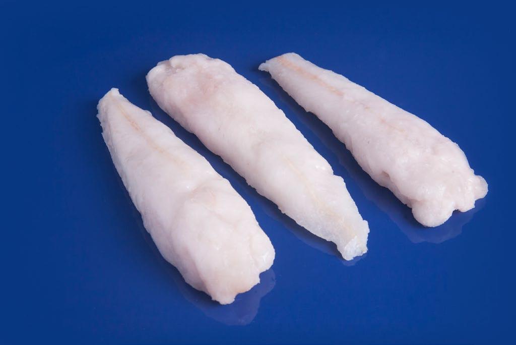 MARRIED IQF CAPE HAKE FILLETS Skinless Deboned Protective glazing