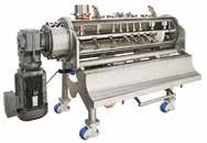 This mixer is designed specifically to manufacture highly developed dough at low temperatures.
