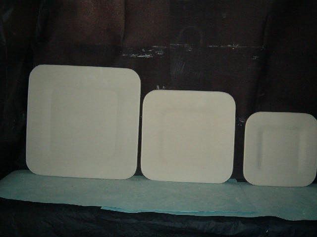 #KIT 254 Quadro Platter #KIT 255 Quadro Dinner Plate #KIT 256 Arnell Square Dinner Plate #KIT 257 Arnell Square Entrée