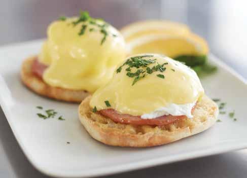 CHAPTER 3 EGGS AND DAIRY PRODUCTS RECIPE EGGS BENEDICT COOKING TIME: 25 MINUTES YIELD: 8 SERVINGS INGREDIENTS 4 Egg yolks 3½ tbsp Lemon juice 1 pinch Ground cayenne pepper 1 8 tsp Worcestershire