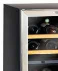 82/88 (H) A CLE18 18 bottles 29,5 (W) x 57,5 (D) x 82/88 (H) 14 Anti-UV treated glass door, black and