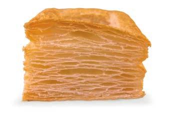 It even allows you to lower the saturated fat content of your puff pastry by up to 7%.