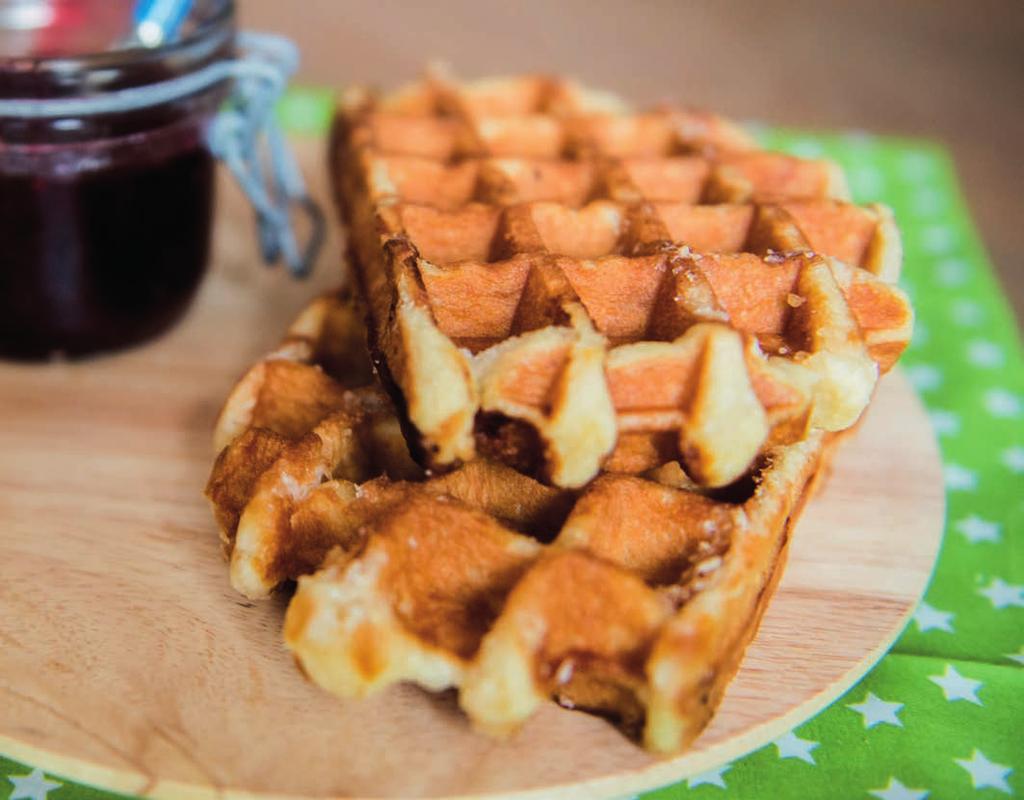 Waffles Biscuitine Palm oil When it comes to waffles, consumers want luscious products that are crisp on the outside and soft on the
