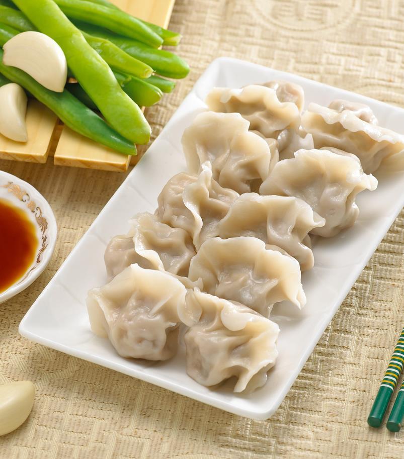 饺子 Jǐao Zi Dumpling It is very popular to eat dumplings during the Chinese New Year. Delicious 美味的 Meǐ Weì de Dumpling is delicious.