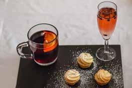Merry Christmas Jayne Tay lor Operations Director Festive Cream Tea Mulled Wine & Mince Pies Two Homemade Scones per person with A glass of Warming Mulled Wine or Winterberry Clotted Cream and The
