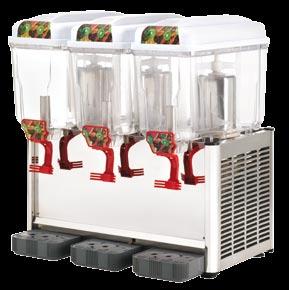 Available in 1,2,3 & 4 bowls (12Lt) the FANCOR drink dispenser is built to withstand the demands of high