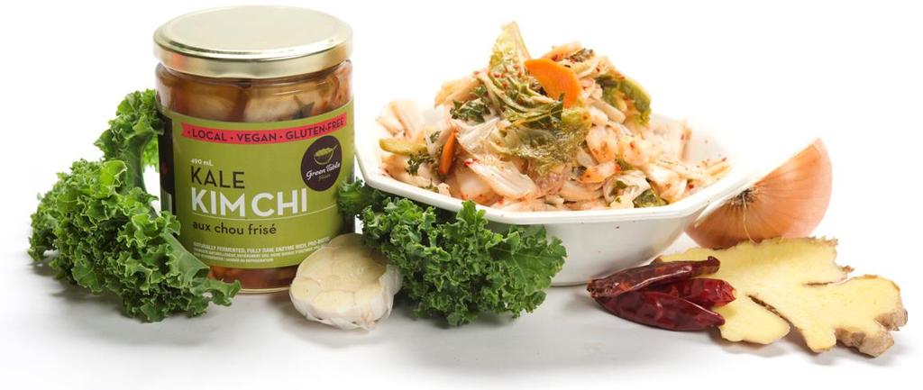 Green Table Foods Fermented Condiments & Vegetables Kimchi Sauerkraut Green Table Foods is a family-owned business in Guelph Ontario and Canada s premier formulator and manufacturer of certified