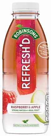immediate refreshment. NO ADDED SUGAR SUCCESS Health continued to be a major sales driver in 2016, with the trend reshaping the mind set of consumers to be focused on low and no sugar soft drinks.