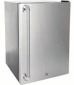 Accessories WWW.BLAZEGRILLS.COM Blaze 4.5 Refrigerator Stainless Steel Front Door Sleeve Upgrade Upgrade your Blaze 4.5 cu. ft. refrigerator with this Stainless Steel Fridge Door Upgrade Kit.