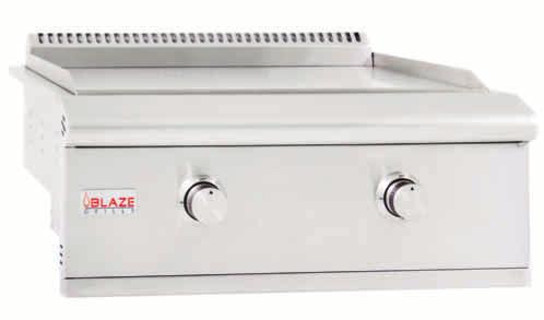 protects the griddle when not in use BLZ-GRIDDLE-NG/LP Blaze Griddle & Cart Blaze Grills offers a best in class Lifetime warranty Stainless
