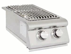 compared to other power burners on the market A narrow width of 15 3/4 allows for more room for other accessories or more counter space Stainless steel guard