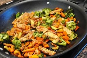 Tempeh and Veggie Stir Fry What a great way to cook veggies and tempeh! If you re not into tempeh feel free to leave it out or to replace it with firm or baked tofu or seitan.