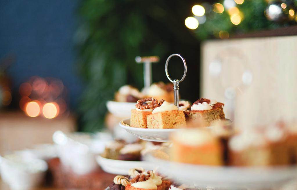 FESTIVE AFTERNOON TEA During the Christmas period, our popular Afternoon Tea will take on a festive feel.
