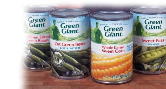 GROCERY Green Giant Vegetables 10/ 10 11 15.25 oz. cans.