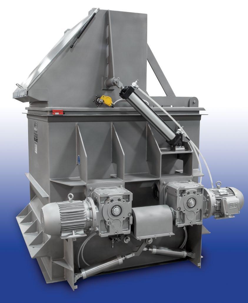 Design Features The mixers consist of twin shaft, overlapping paddle assemblies which are counter rotating at comparatively low rotor speeds drawing material from each rotor drum and lifting the