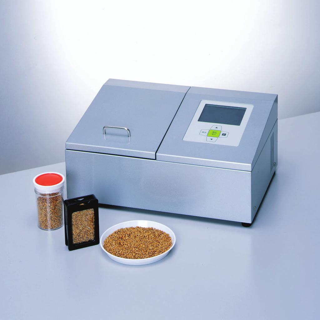 NIRT Grain Tester AN-900 EASY APPROACH TO MEASURE PROTEIN, MOISTURE AND AMYLOSE IN RICE. FEATURES NIR Transmission technology.