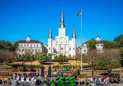 Situated in Jackson Square in the heart of the French Quarter, St. Louis Cathedral is one of the most recognizable sights in New Orleans.