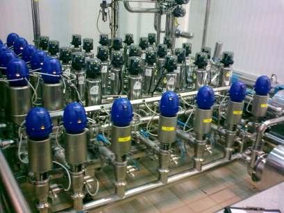Mixing tanks Mixing valves Defining the right manufacturing process Drums Aspiration and Frozen Drums emptying Concentrate is usually packed in aseptic, refrigerated or frozen drums.