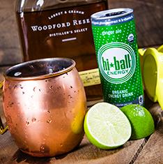 Montana Mule - Hiball Mule - Chester Copperpot (Goonies Reference Couldn t Resist) 1.5 oz. Whiskey or Bourbon 4.0 oz. Hiball Ginger Ale Organic Energy Drink 1/4-1/2 oz.