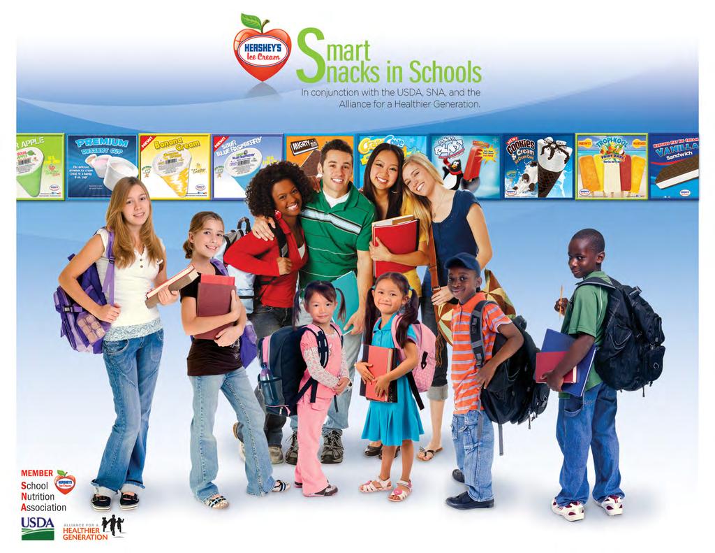 All products are approved by the USDA as part of the Smart Snacks Program Working to make kids happier & healthier.