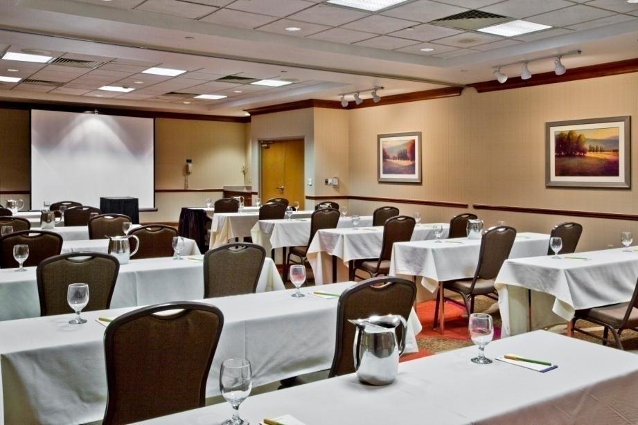 Rosewood For larger meetings we have 1350 square feet of meeting space that can be separated into two equivalent rooms by a sound proof dividing wall.