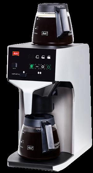 160 mm 470 mm 230 mm 420 mm PERFECT COFFEE QUALITY Thanks to the classic filter system with Melitta filter paper and