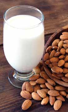 RECIPES Almond Milk What You ll Need: How To Prepare: cups of unsalted almonds 6 cups of distilled water PREP hours PROCESS minutes Soak almonds overnight in cups of water. Drain.