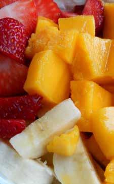 PREP 5 minutes JUICE 5 minutes Island Dreaming Sorbet What You ll Need: How To Prepare: ½ cup frozen pineapple chunks ½ cup frozen banana cup frozen strawberries ½ cup frozen mango chunks tbsp